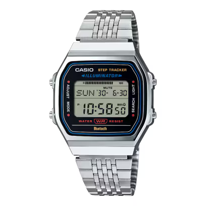 Casio Mens Digital Metal Strap Watch-ABL-100WE