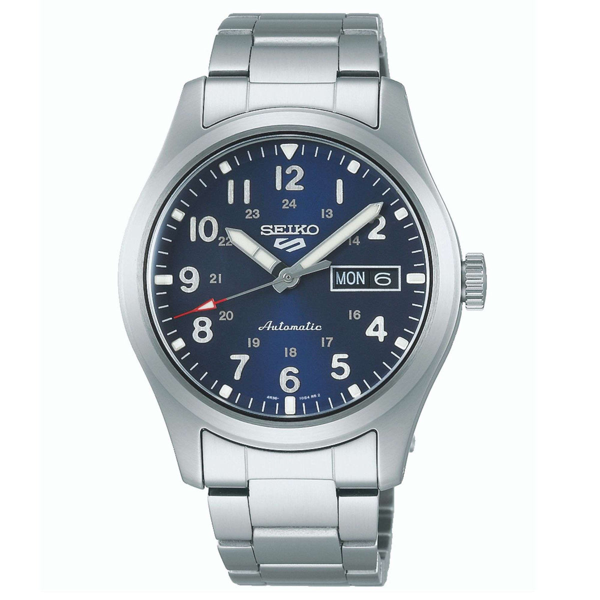 Seiko - Men Silver Stainless Steel Strap Watch - SRPG29K1
