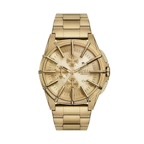 Diesel Framed Gold Stainless steel Mens Watch-DZ4659