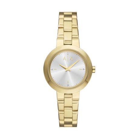 Armani Exchange Jackie Gold Stainless steel Womens Watch-AX5180
