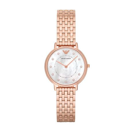 Emporio Armani Kappa Pink Stainless steel Womens Watch-AR11006