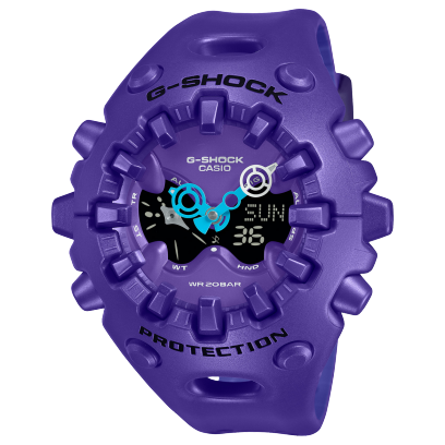 Casio G-Shock GA-V01-2ADR -Hidden Glow Series-5Yr Battery-200M WR-Purple