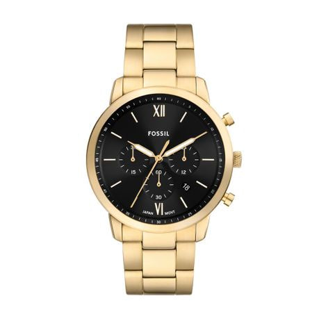 Fossil Neutra Gold Stainless steel Mens Watch-FS6093