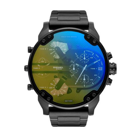Diesel Mr. Daddy 2.0 Black Stainless steel Mens Watch-DZ7460