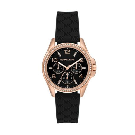 Michael Kors Pilot Black Stainless steel Womens Watch-MK7373