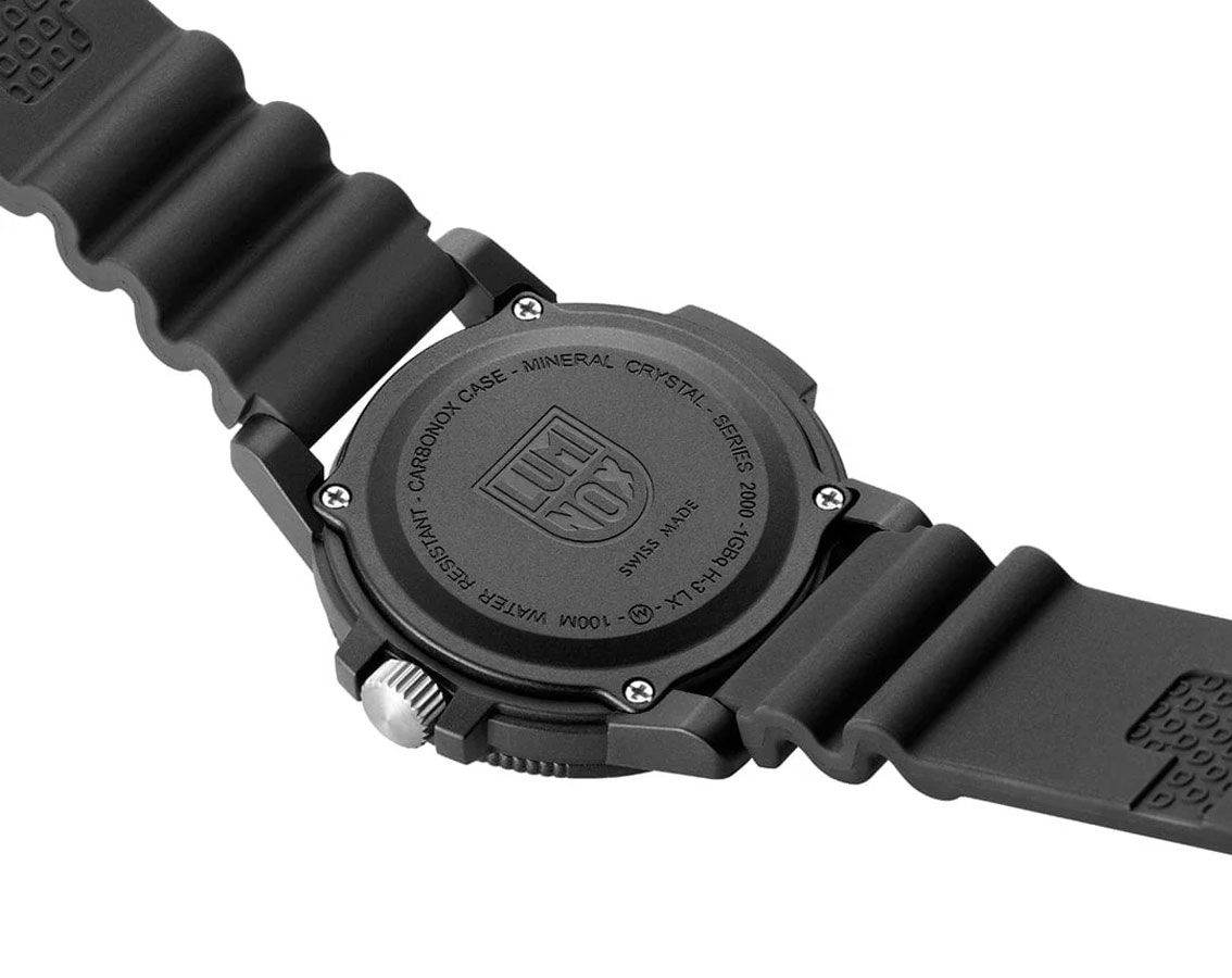 Luminox-Mens Black Rubber Strap Watch-X2.2005