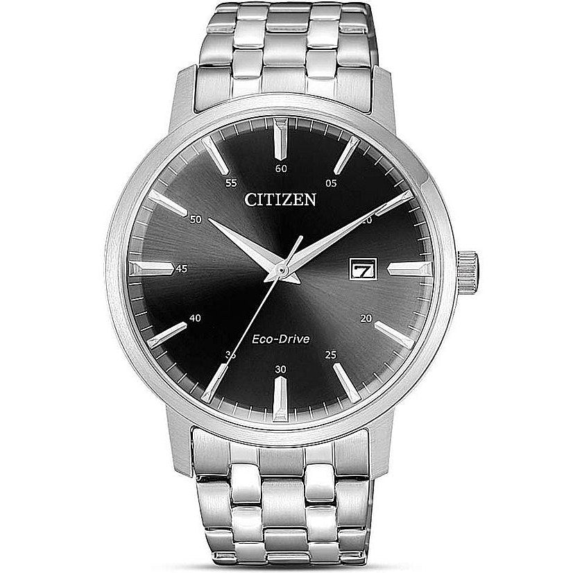 Citizen Solar Mens Silver Stainless steel Strap Watch-BM7460-88E