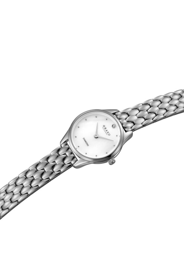 Obaku - Women Silver Stainless Steel Strap Watch - V297SXCWSC