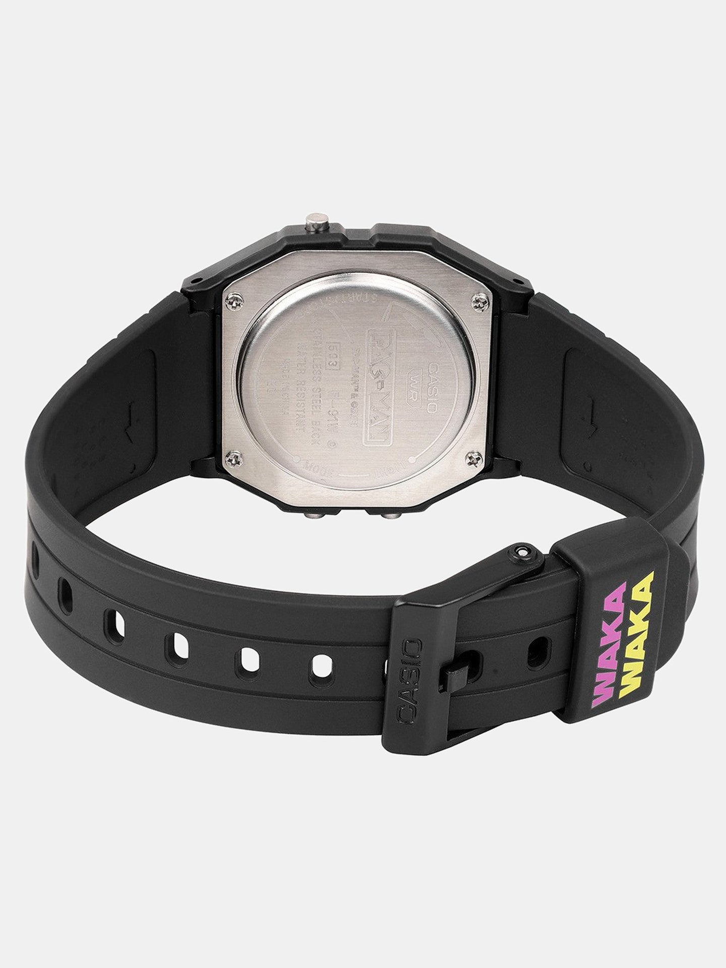 Casio Mens Digital Rubber Strap Watch-F-91WPC