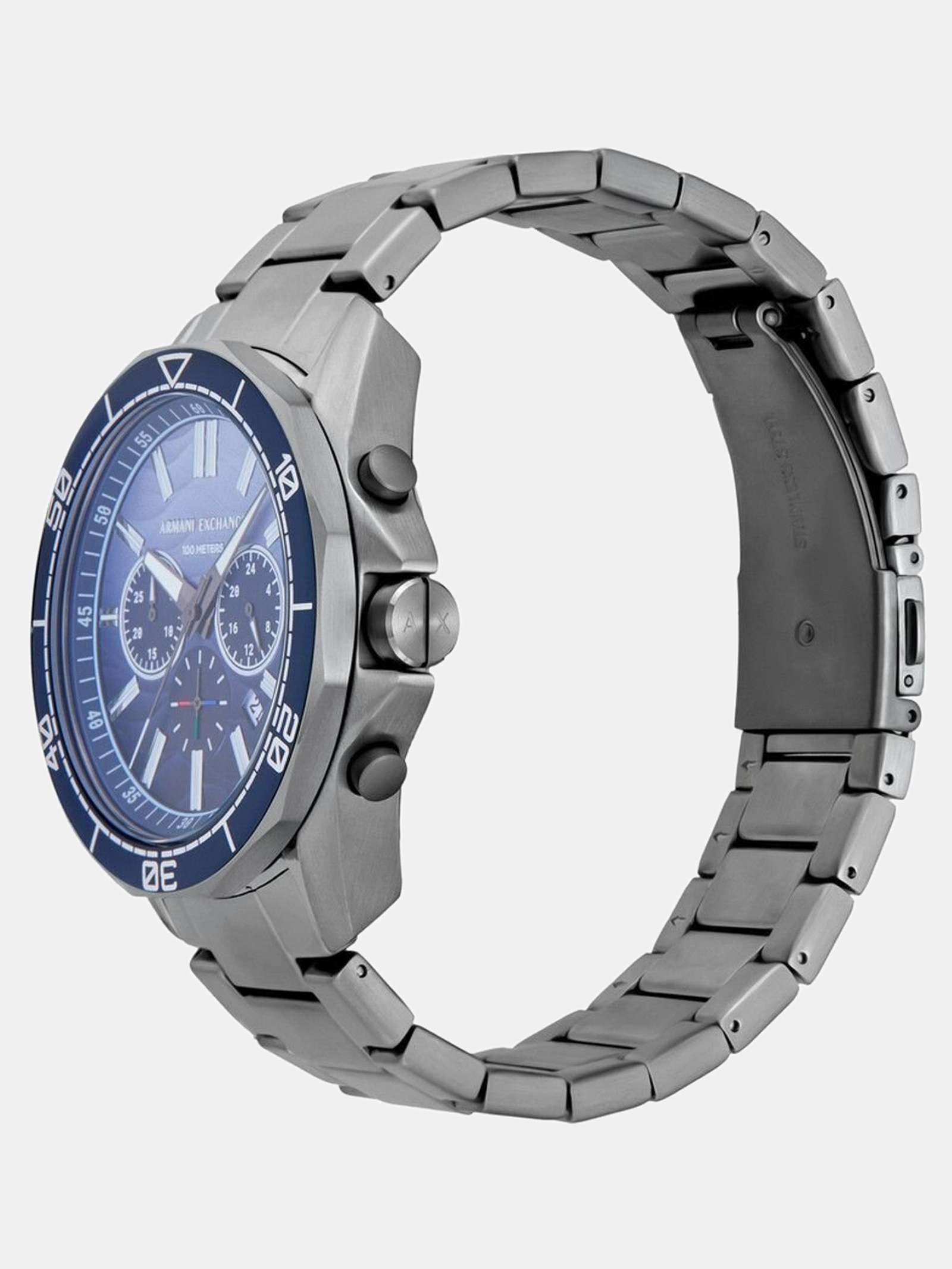 Armani Exchange Spencer Grey Stainless steel Mens Watch-AX1967