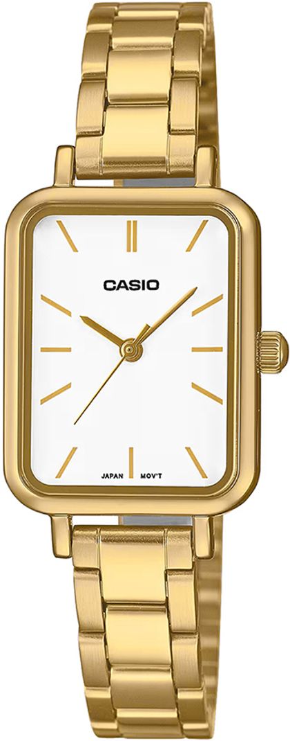 Casio Retro - Womens Metal Strap Silver Analogue Watch - LTP-V009G-7EUDF