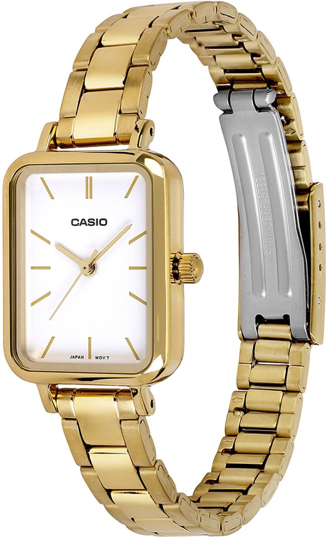Casio Retro - Womens Metal Strap Silver Analogue Watch - LTP-V009G-7EUDF