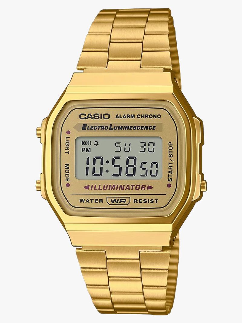 Casio Mens A168WG-9WDF Illuminator Quartz Retro Digital Watch