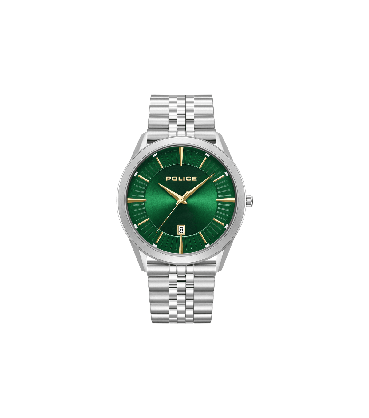 Police Mens Silver Stainless steel Watch-PEWGG1530501
