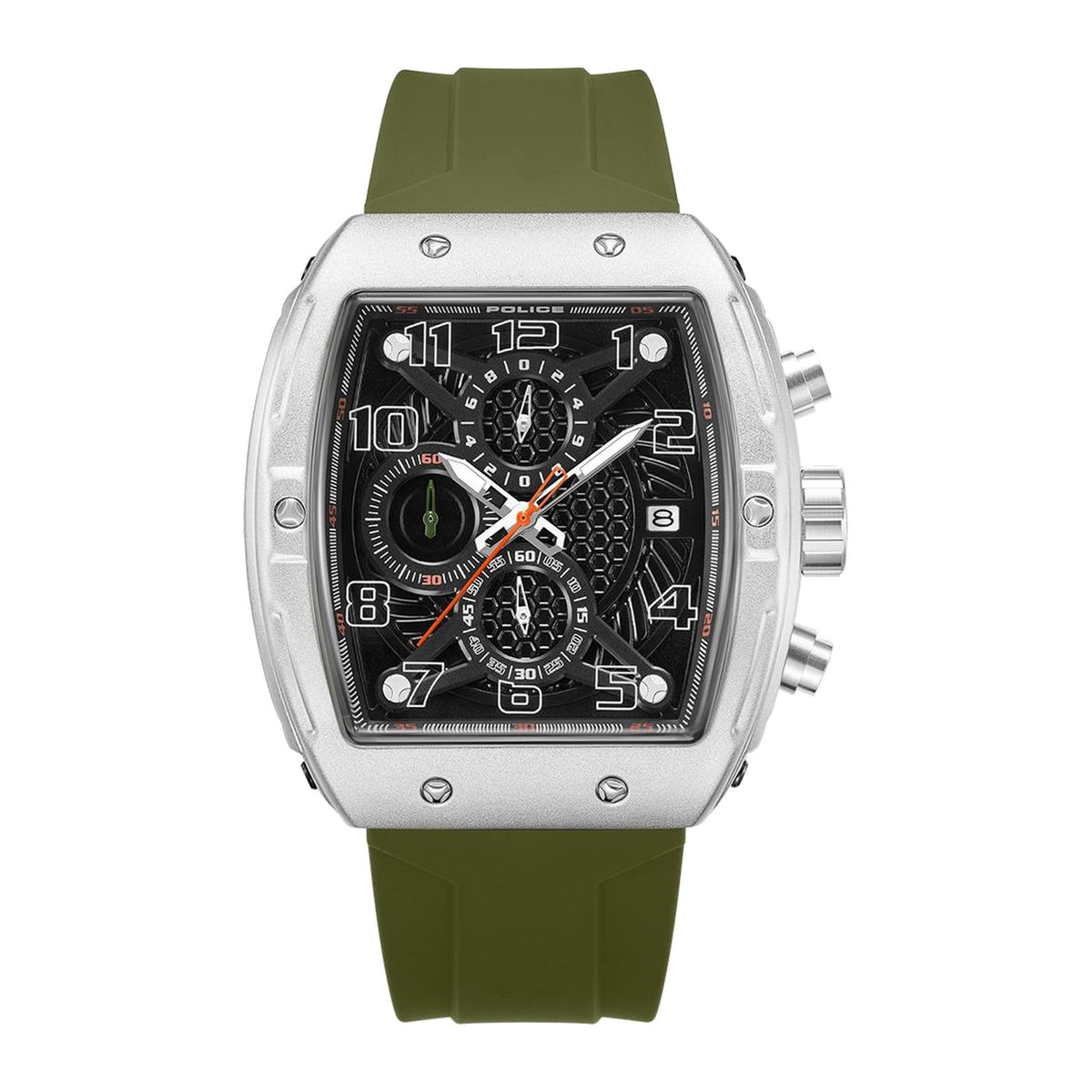Police Coswig Mens Rubber Watch