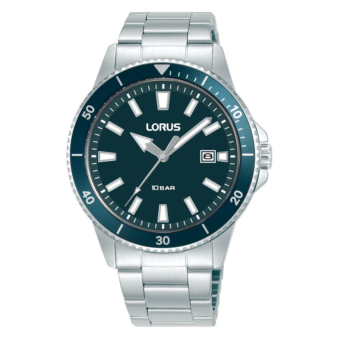 Lorus - Men Silver Stainless Steel Strap Watch - RH901SX9