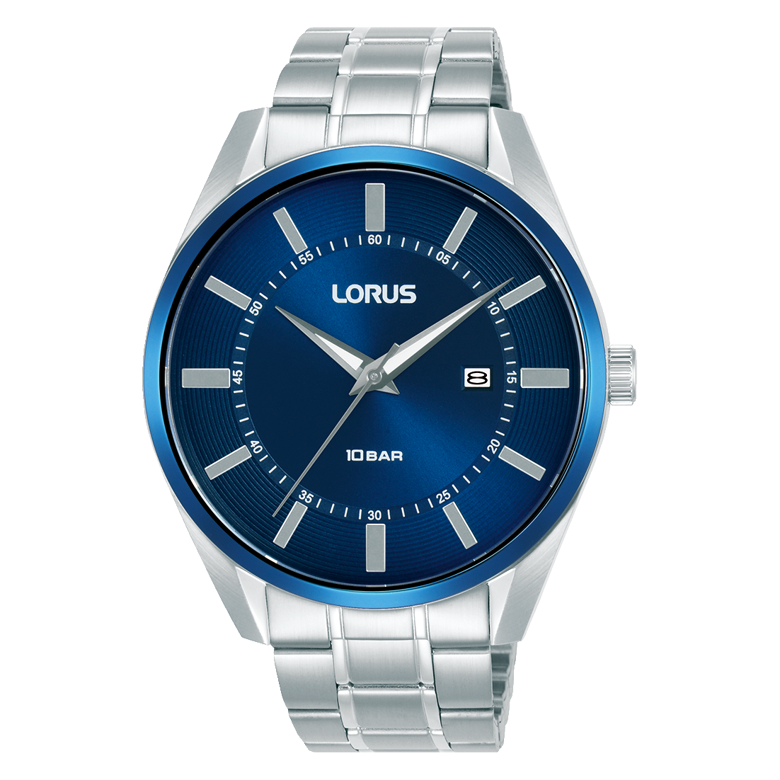 Lorus - Men Silver Stainless Steel Strap Watch - RH913SX9