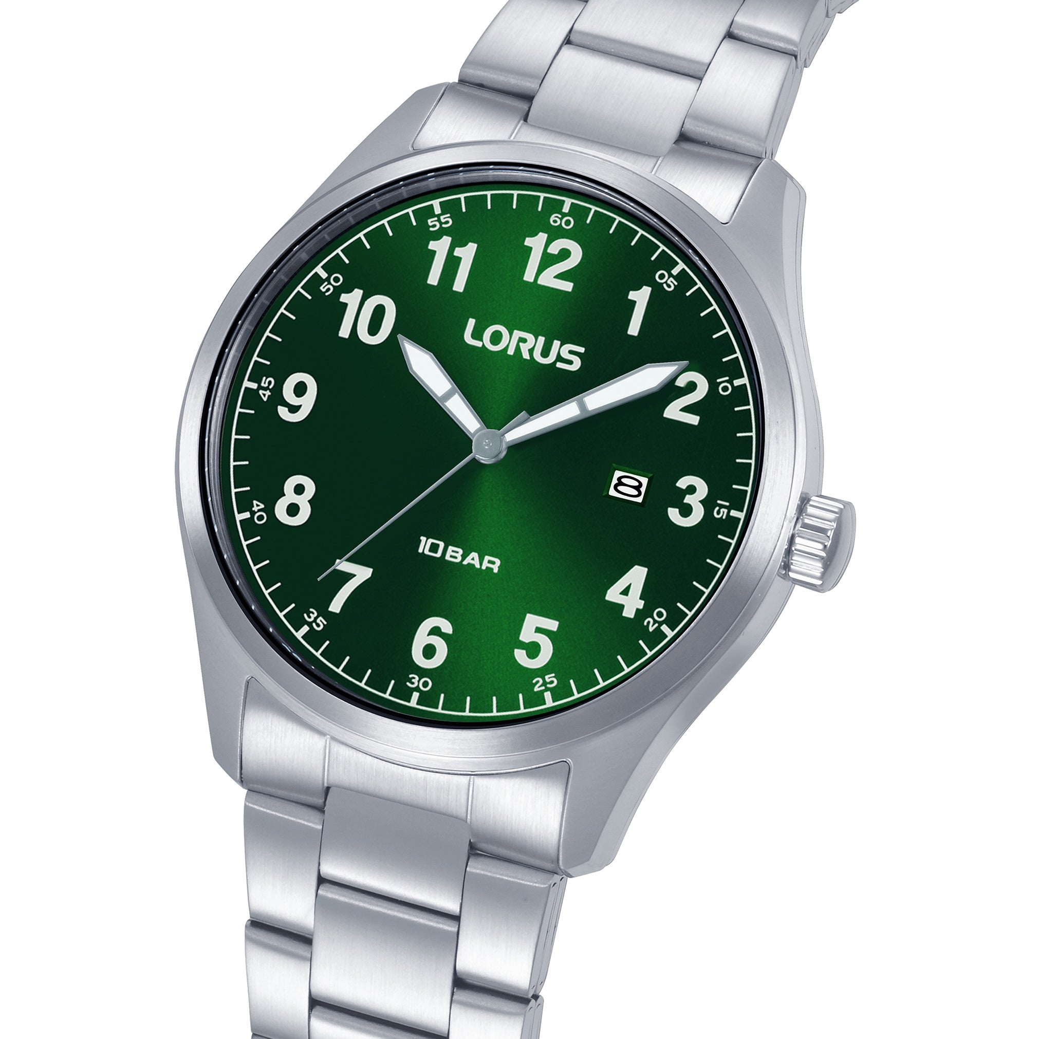 Lorus - Men Silver Stainless Steel Strap Watch - RH975SX9
