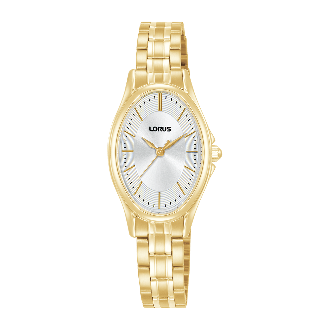 Lorus - Unisex Gold Stainless Steel Strap Watch - RRX88JX9