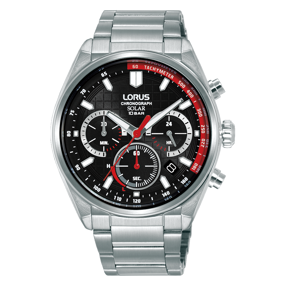 Lorus - Men Silver Stainless Steel Strap Watch - RZ531AX9