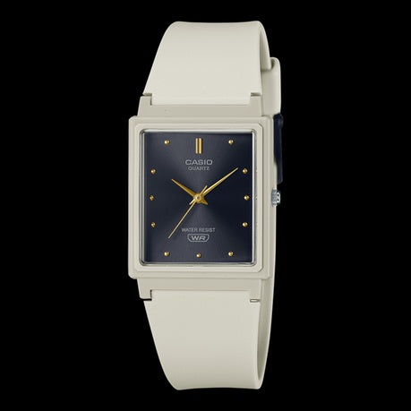 Casio MQ-38UC-8ADF- Matte Slate Grey Analog Watch -Slim Rectangular Resin