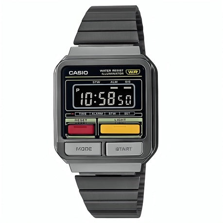 Casio Unisex Gunmetal Digital - A120WEGG-1BDF