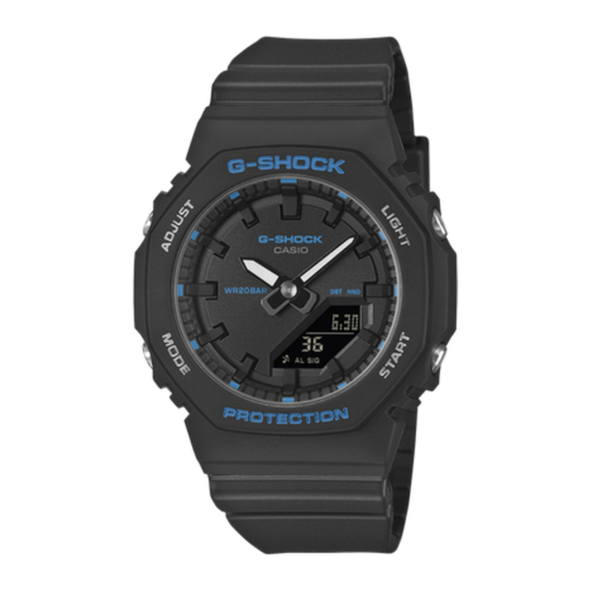 Casio G-Shock GMA-P2100BA-1ADR-Compact Matte Black-200M WR-Resin Watch