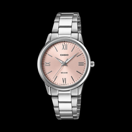 Casio Enticer LTP-1303DD-4AVDF -Rose Pink Dial - Stainless Steel -50M WR