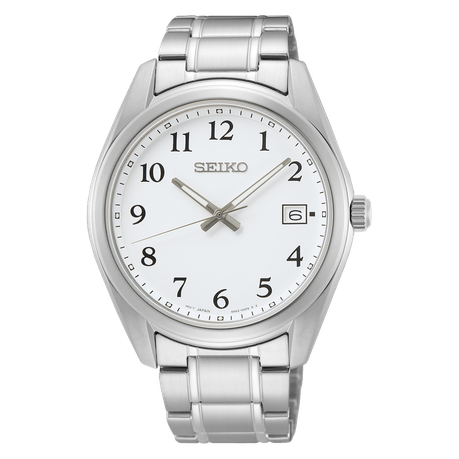 Seiko Essentials - Arctic White Sapphire Watch - SUR459P1
