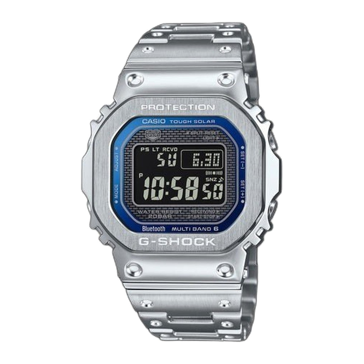 G-Shock Mens 200m Bluetooth G-Steel - GMW-B5000D-2DR