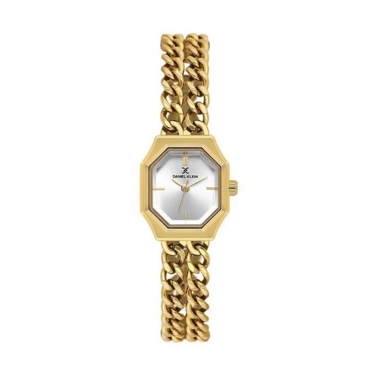 Daniel Klein-Gold Stainless Steel Leisure Analog Watch-DK113964