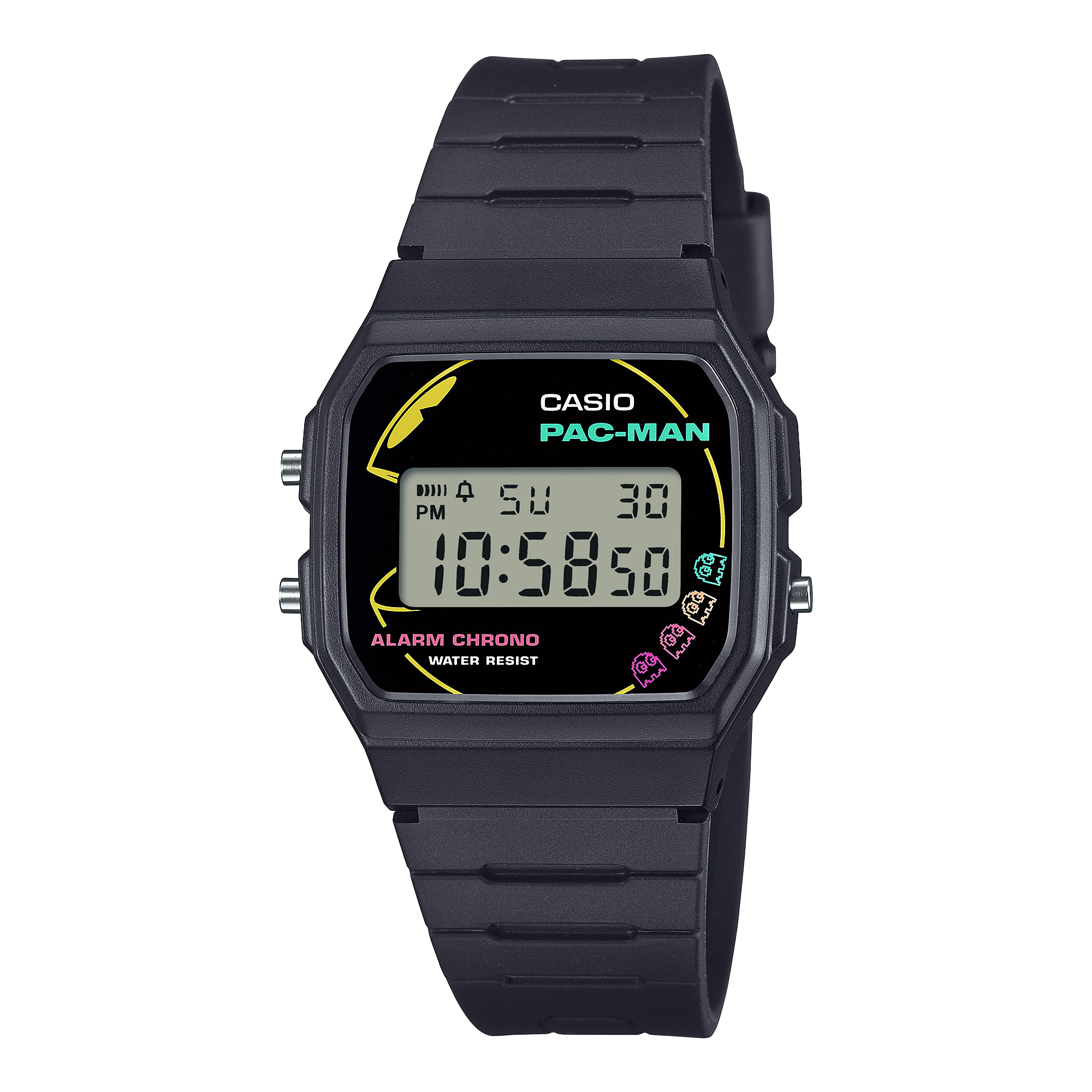 Casio Mens Digital Rubber Strap Watch-F-91WPC
