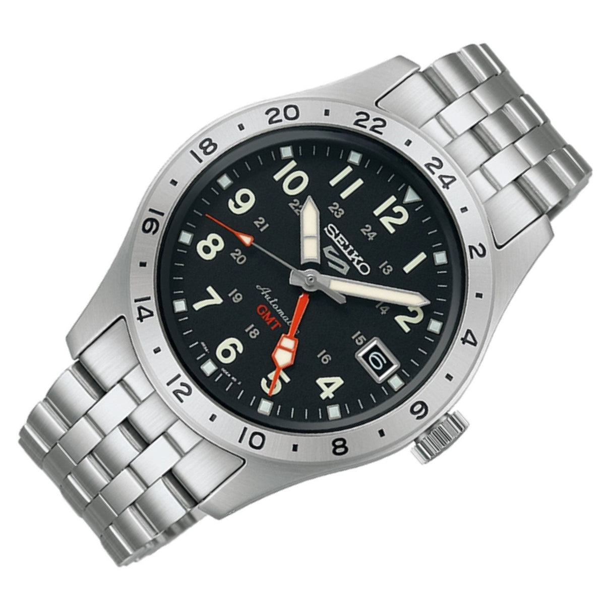 Seiko - Men Silver Stainless Steel Strap Watch - SSK023K1
