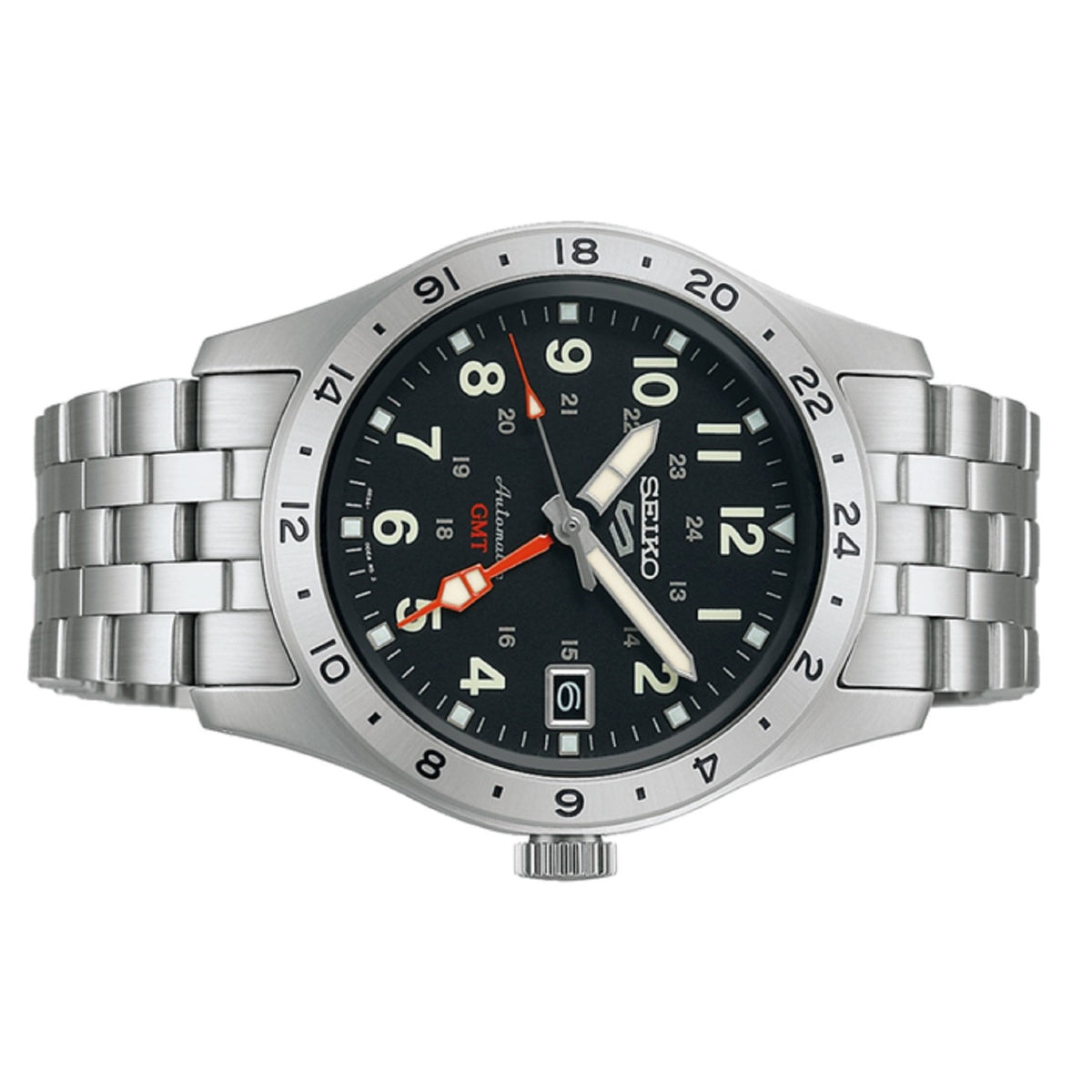 Seiko - Men Silver Stainless Steel Strap Watch - SSK023K1