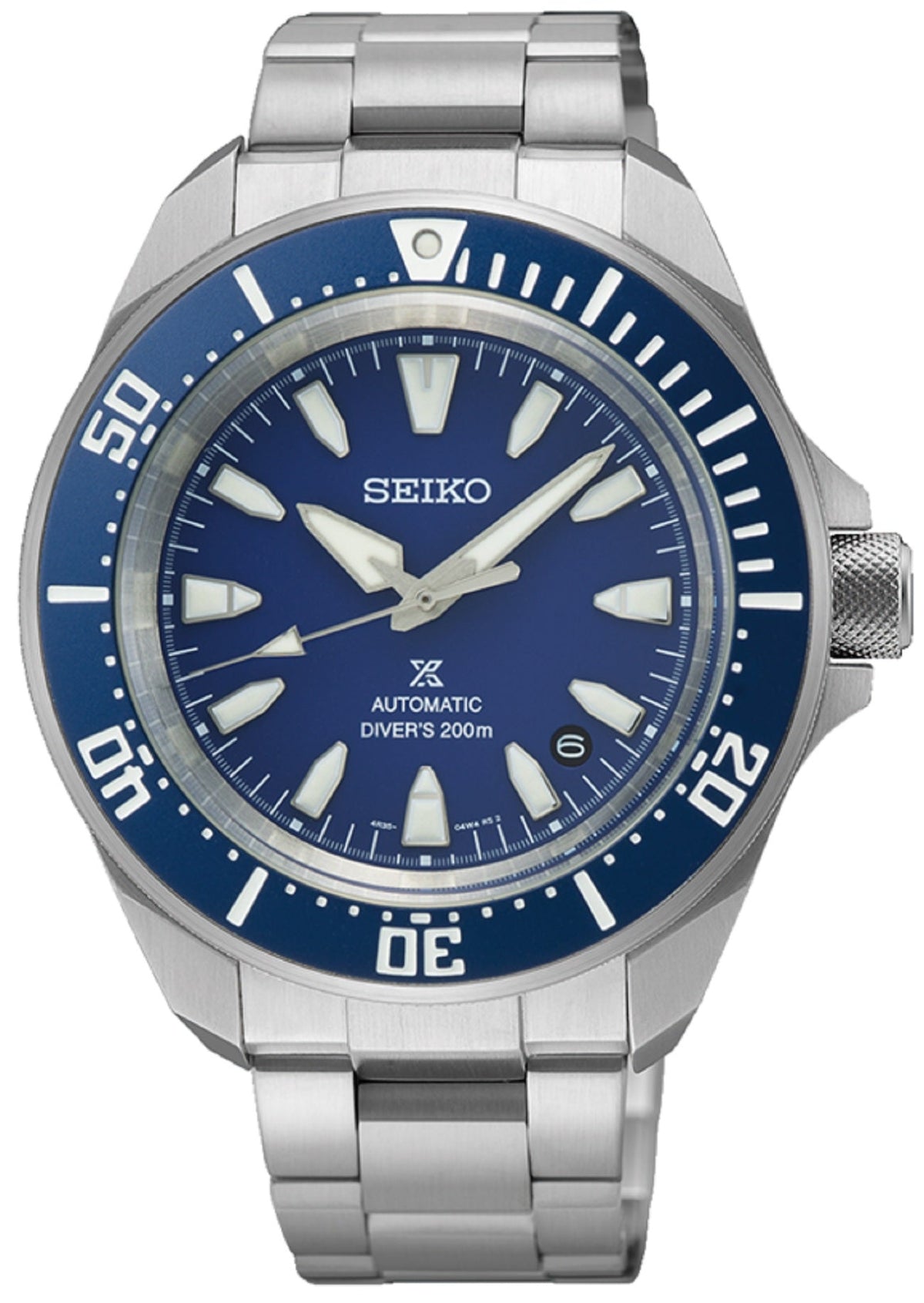 Seiko - Men Silver Stainless Steel Strap Watch - SRPL51K1