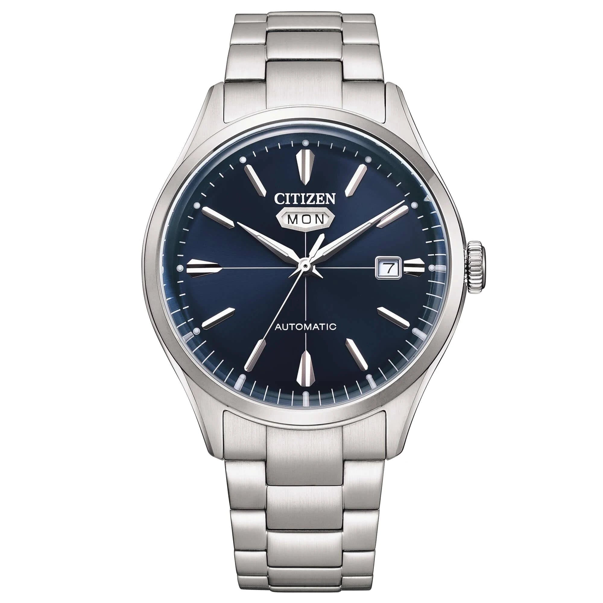 Citizen Mechanical Mens Silver Stainless steel Watch-NJ0160-87E