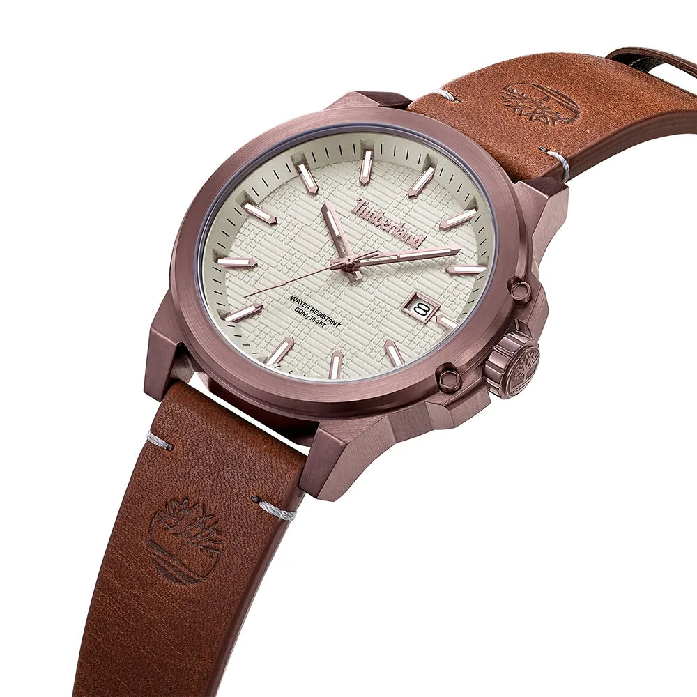 Timberland Mohegan Mens Leather Watch