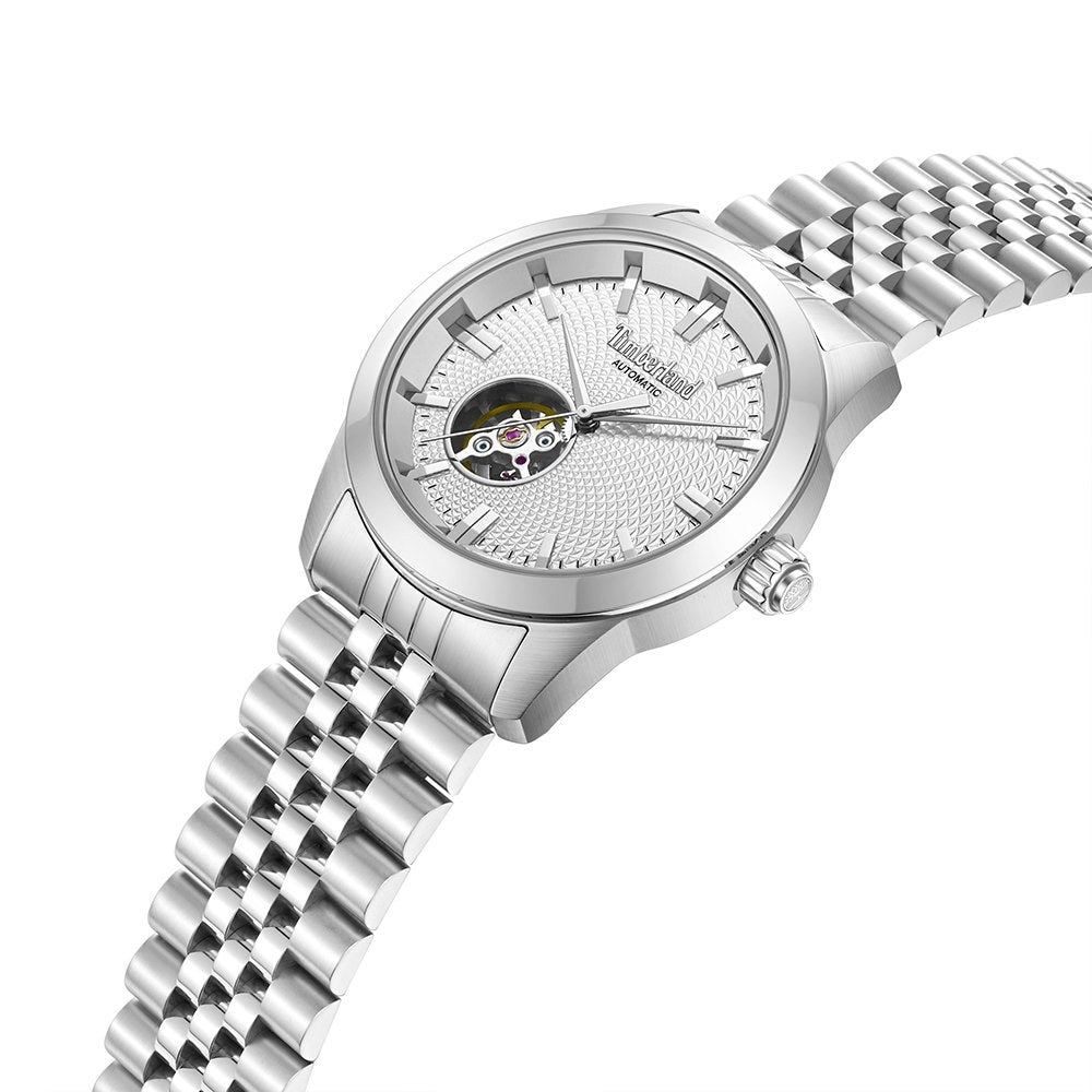 Timberland Lodgepole Mens Silver Stainless steel Strap Watch-TDWGY0094002