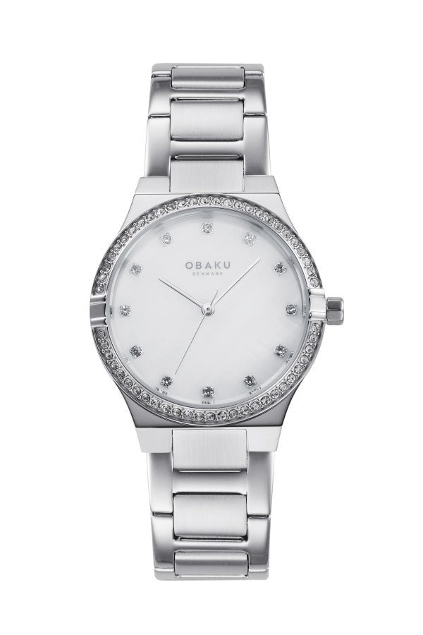 Obaku Womens Silver Stainless steel Watch-V317LE