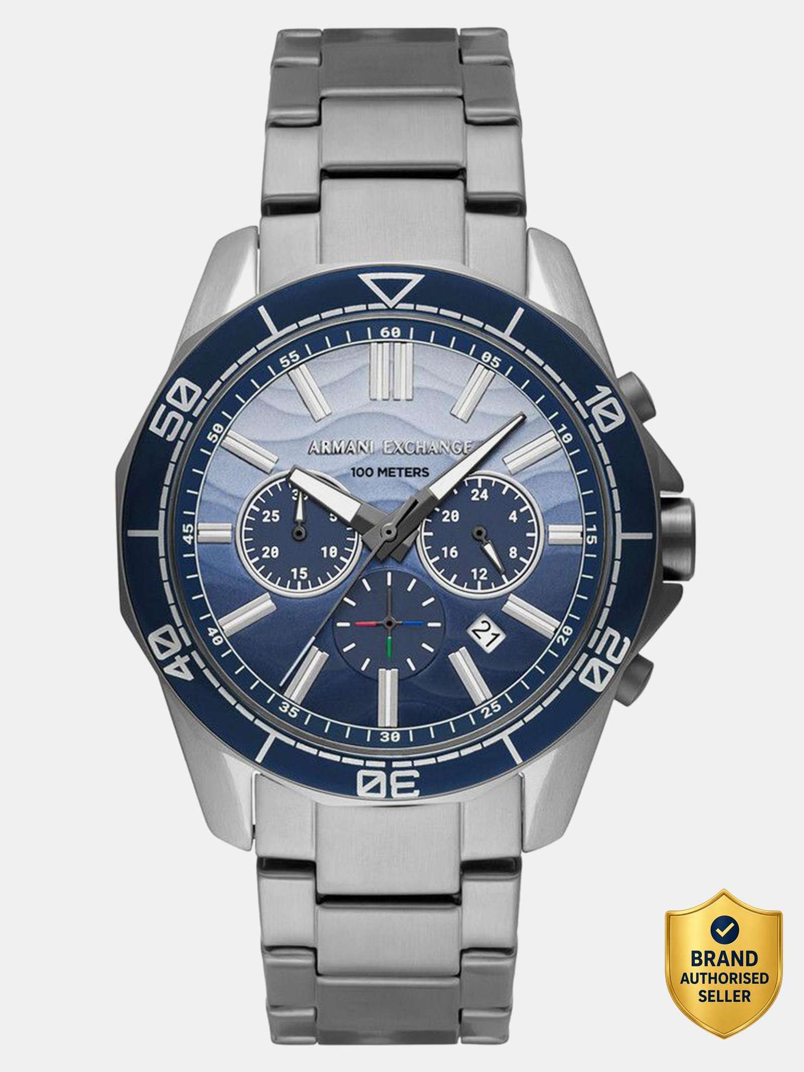 Armani Exchange Spencer Grey Stainless steel Mens Watch-AX1967