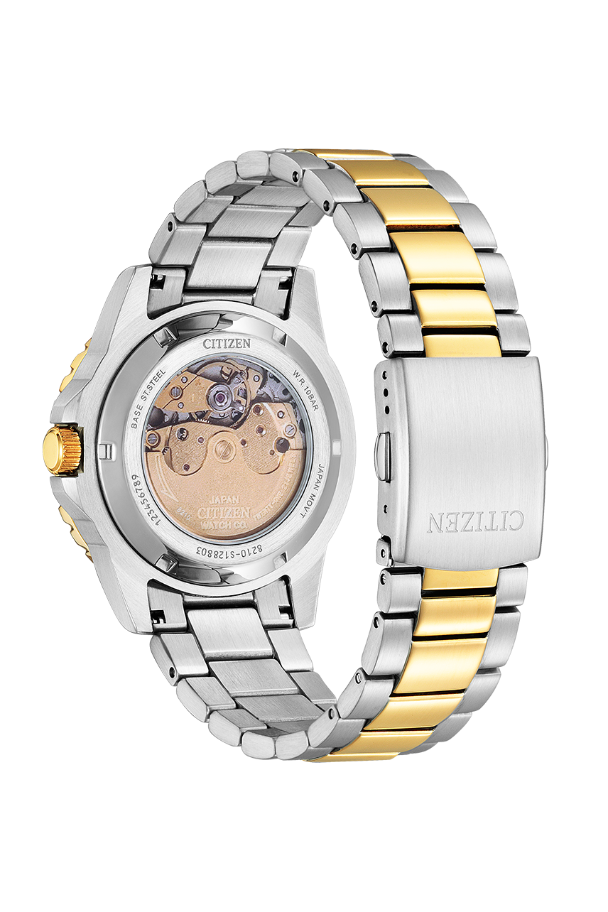 Citizen Mechanical Mens Silver Stainless steel Watch-NJ0174-82L