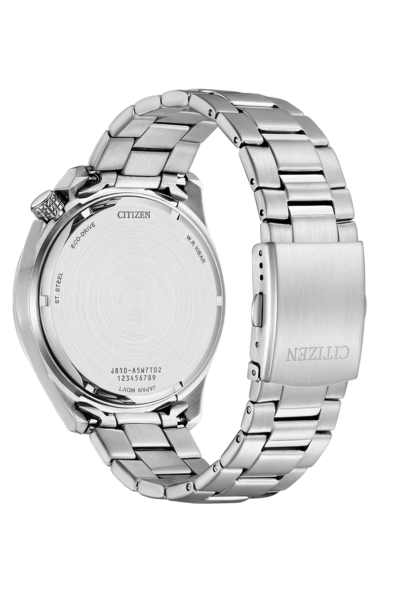 Citizen Eco-Drive Mens Silver Stainless steel Watch-AW1716-83L