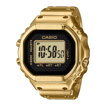 Casio Retro - Unisexs Metal Strap Gold Digital Watch - CRW-001G-9DR