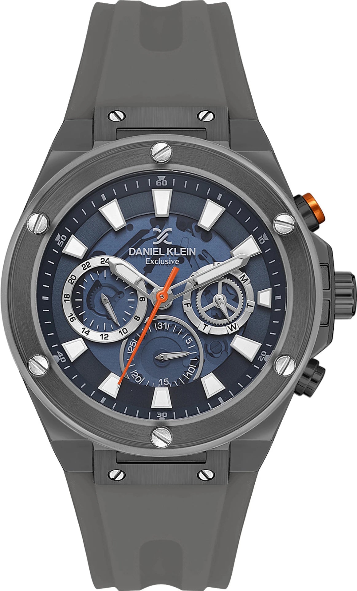 Daniel Klein Mens Rubber Strap Watch - DK113889