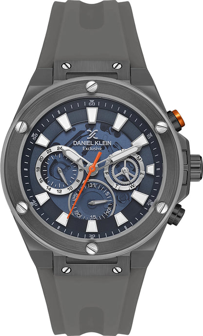 Daniel Klein Mens Rubber Strap Watch - DK113889