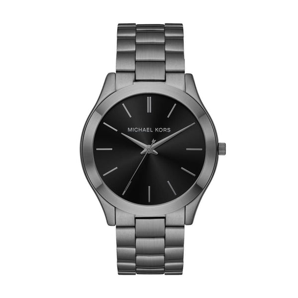 Michael Kors Slim Runway Mens Gunmetal Watch-MK1044