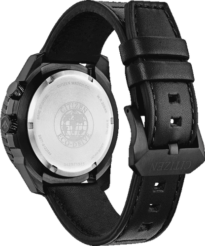 Citizen Promaster Sky Mens Black Leather Watch