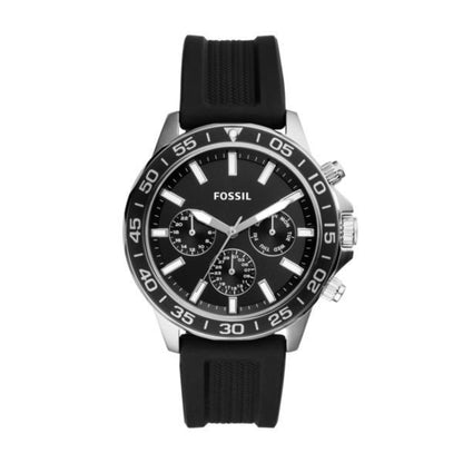 Fossil Bannon Black Silicone Sport-BQ2494