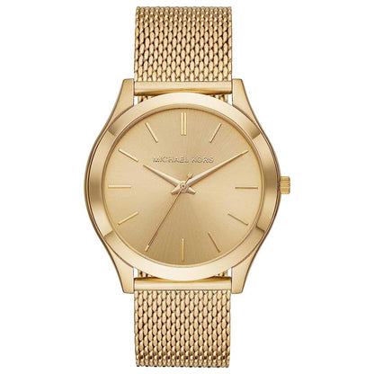 Michael Kors Slim Runway Gold Mens Stainless Steel Watch-MK8625