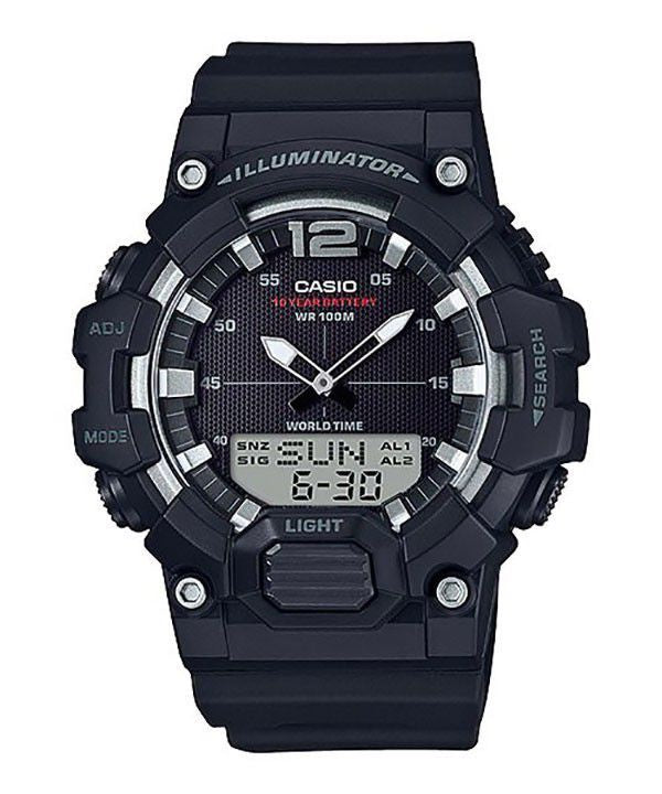 Casio Sports Mens 100m Watch - HDC-700-1AVDF